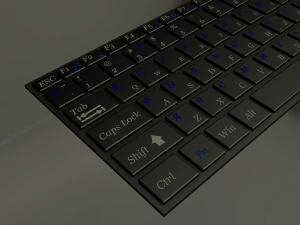 laptop keyboard 3D Model