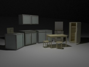 pack of soviet furnitur Modello 3D