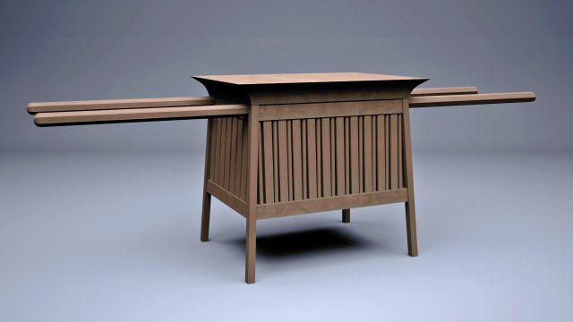 ancient egyptian chest 3D Модель .c4d .max .obj .3ds .fbx .stl .blend 