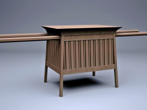 ancient egyptian chest 3D Model