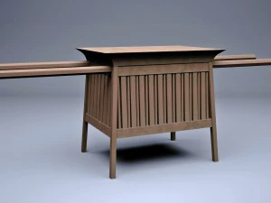 eski mısır sandığı 3D Model