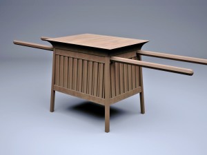 ancient egyptian chest 3D Модель