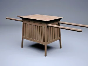 ancient egyptian chest 3D Model