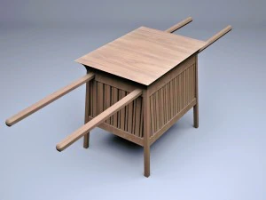 ancient egyptian chest 3D Model