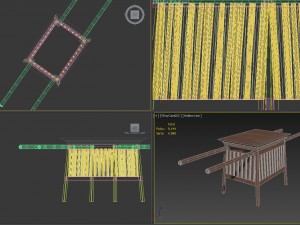 ancient egyptian chest 3D Модель