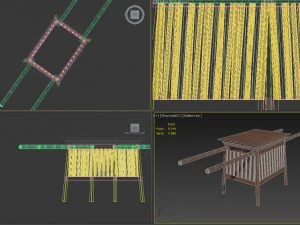 ancient egyptian chest 3D Model