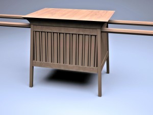 ancient egyptian chest 3D Модель