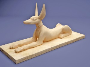 egyptian anubis statue 3D Model