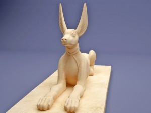egyptian anubis statue 3D Model