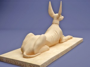 egyptian anubis statue 3D Model