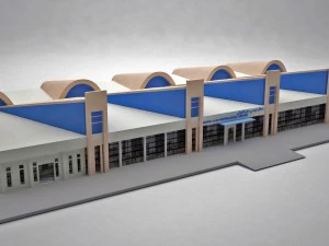 marsa alam airport terminal building 3D Model