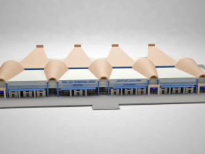 marsa alam airport terminal building 3D मॉडल