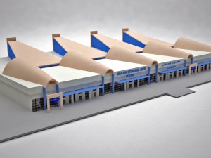marsa alam airport terminal building 3D मॉडल