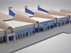 marsa alam airport terminal building 3D मॉडल