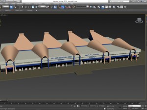 marsa alam airport terminal building 3D मॉडल