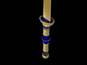 egyptain sword 3D Model
