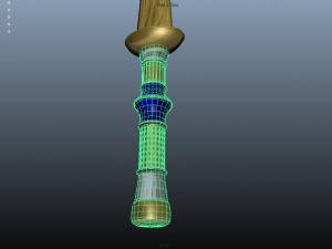 egyptain sword 3D Model