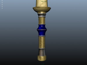 egyptain sword 3D 모델