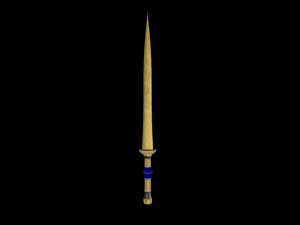 egyptain sword 3D Model