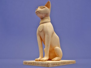 ancient egyptian cat statue Modello 3D