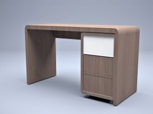 modern desk Modèle 3D