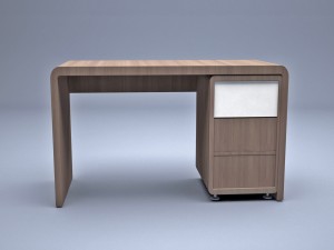 modern desk Modèle 3D