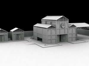 hangar 3D 모델