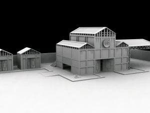 hangar 3D Model
