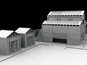 hangar 3D Model