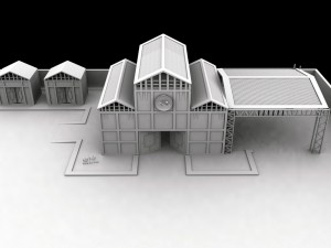 hangar 3D Model