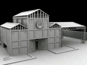 hangar 3D Model