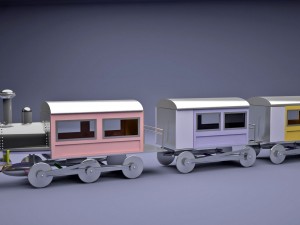 toy train Modèle 3D