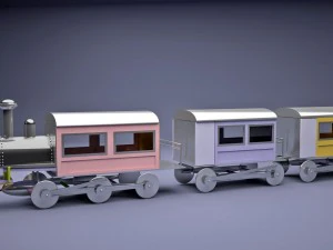 toy train 3D Model