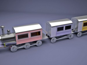 toy train Modèle 3D