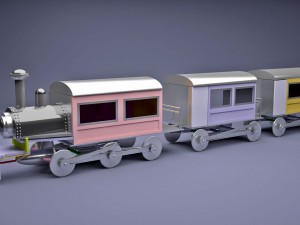 toy train Modèle 3D