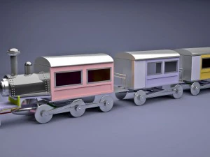 toy train 3D Model