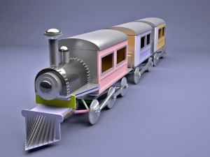 toy train Modèle 3D