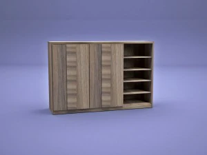 신발 보관함 3D 모델