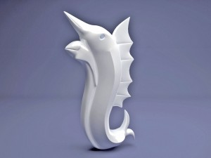 fish statue 3D Model