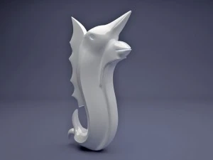 fish statue 3D Model