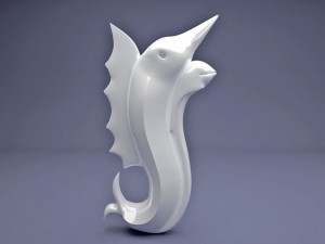 fish statue 3D Model
