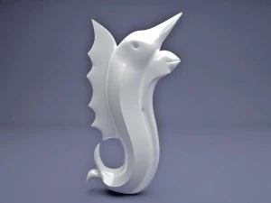 fish statue 3D Model