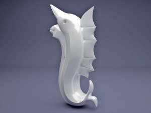 fish statue 3D Model