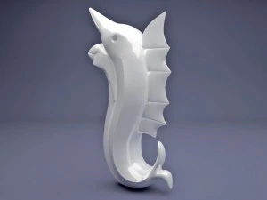 fish statue 3D Model