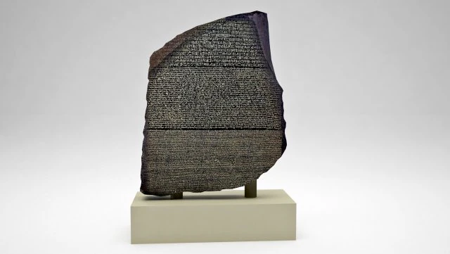 egyptian rosetta stone 3D Model .c4d .max .obj .3ds .fbx .stl .blend 