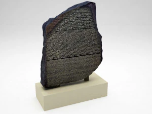 egyptian rosetta stone 3D Model