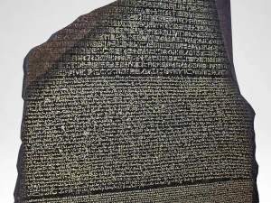 egyptian rosetta stone 3D Model
