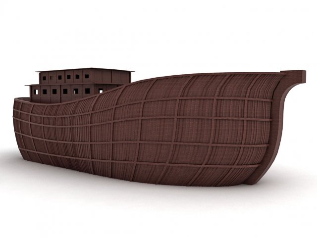 noah ark 3D 模型 .c4d .max .obj .3ds .fbx .stl .blend 