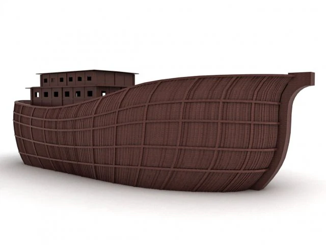 noah ark 3D Model .c4d .max .obj .3ds .fbx .stl .blend 