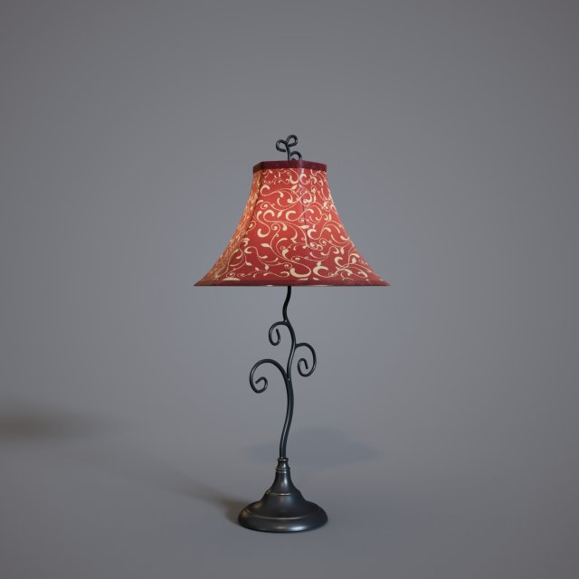 jv01 10 table lamp Modèle 3D .c4d .max .obj .3ds .fbx .stl .blend 